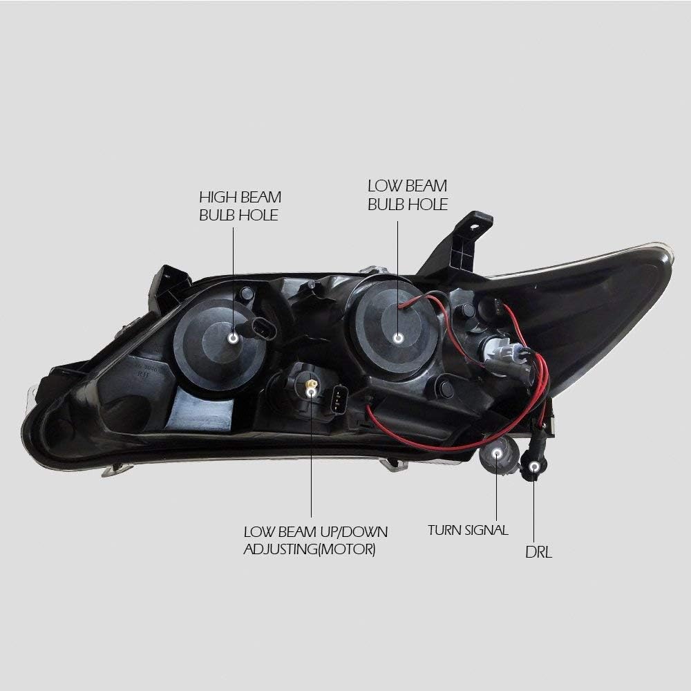 LED DRL Headlight with Dynamic Turn Light R853