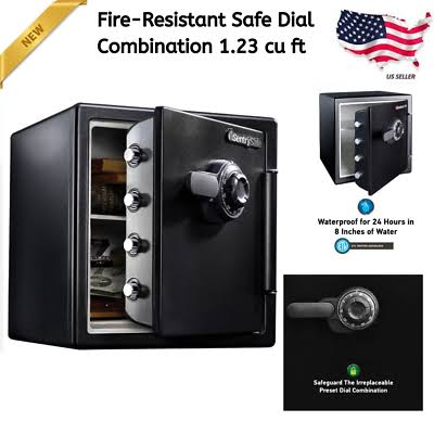 Combination Fire-Safe in Black N34083