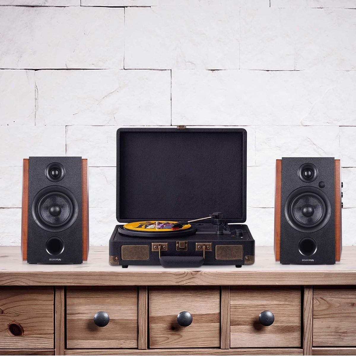 Active Bookshelf Speakers with Carbon Fiber Speaker Unit S746715