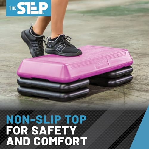 Exercise Step Platform with 2 Risers O469