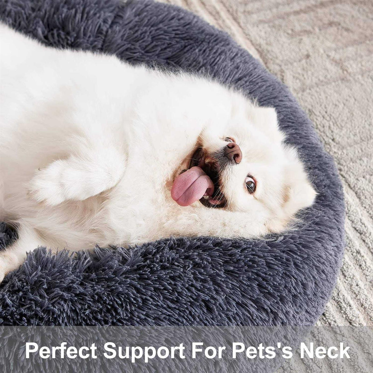 Orthopedic Donut Cuddler Round Dog Bed X6208