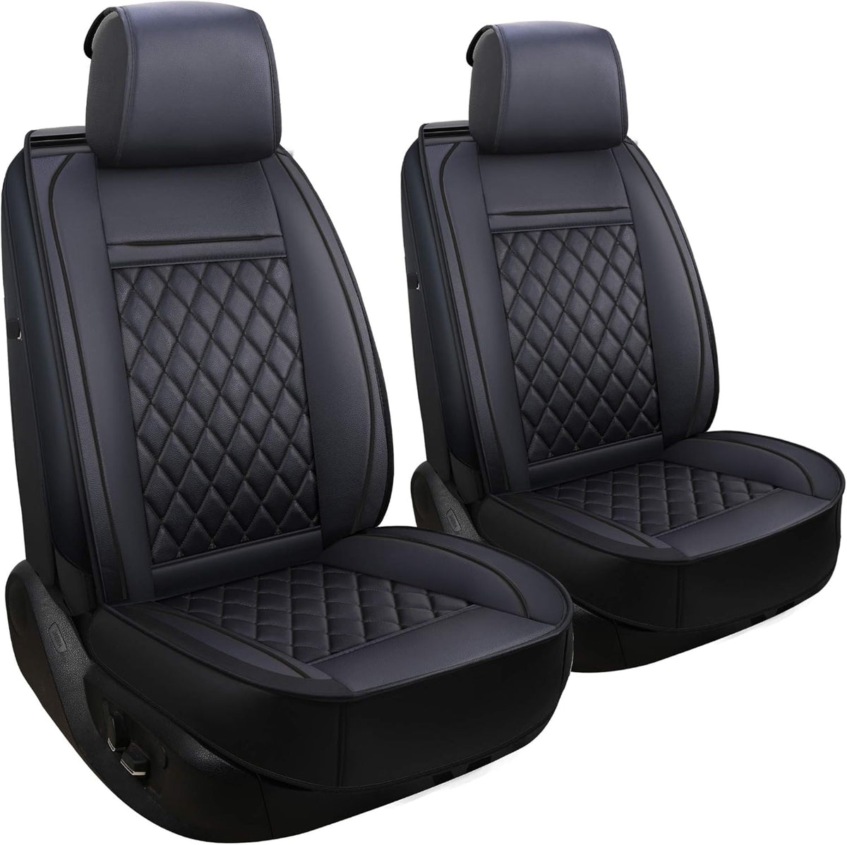 Black & Red Car Seat Covers J2825
