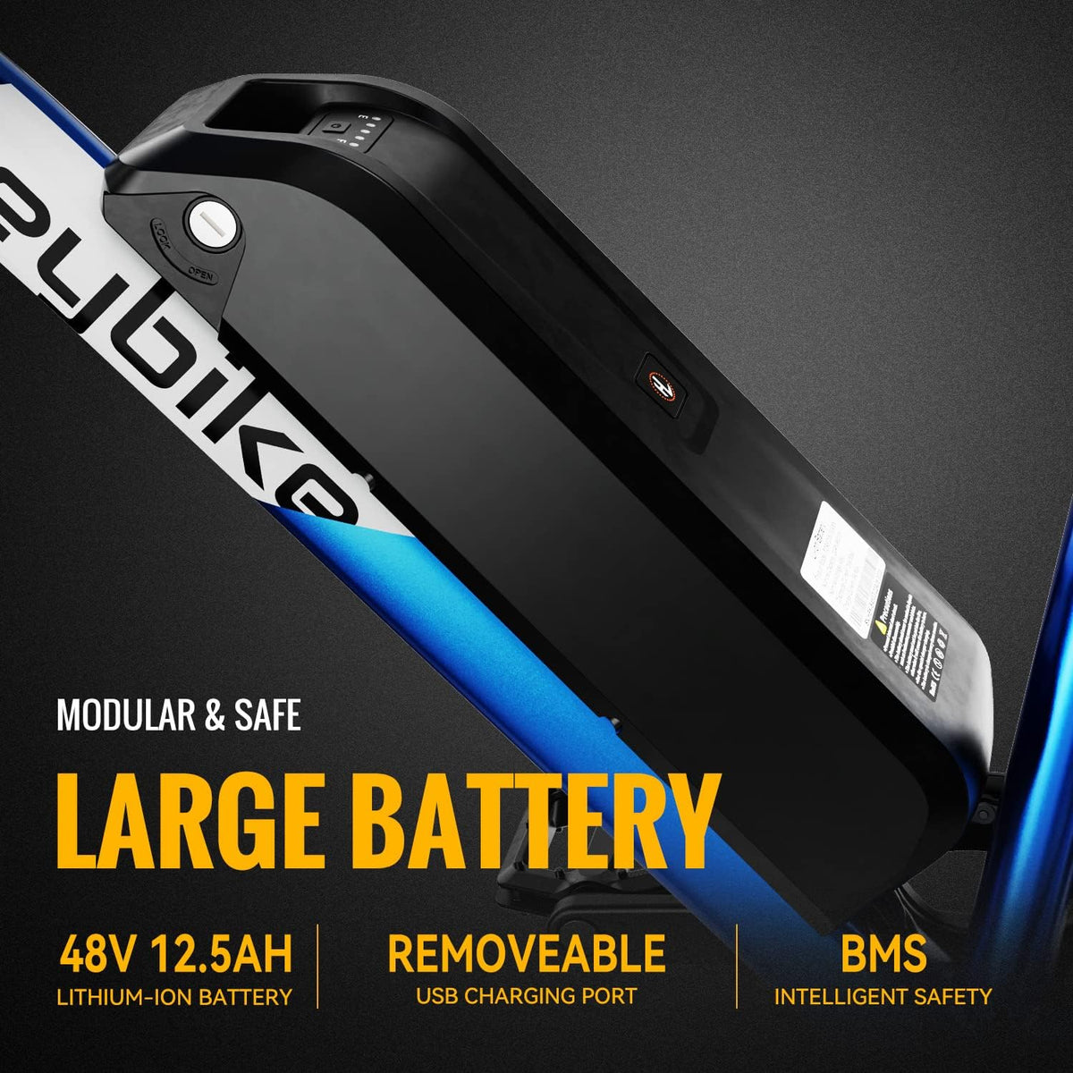 500W Motor 48V 12.5AH Battery 27.5 Electric Mountain Bike Y8643