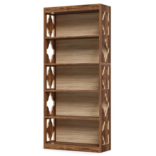 69.9" 5-Tier Vintage Bookshelf A296