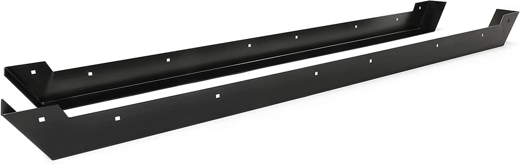 2PCS Powder Coated Steel Black Rock Sliders A32927