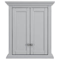 Light Gray Bathroom Wall Cabinet N6216