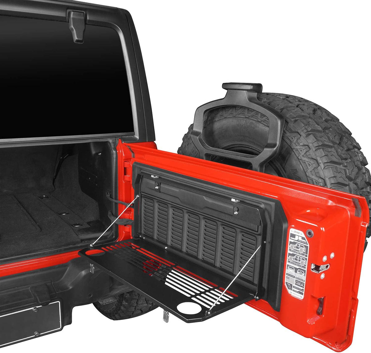 Foldable Tailgate Table Cargo Shelf M44831