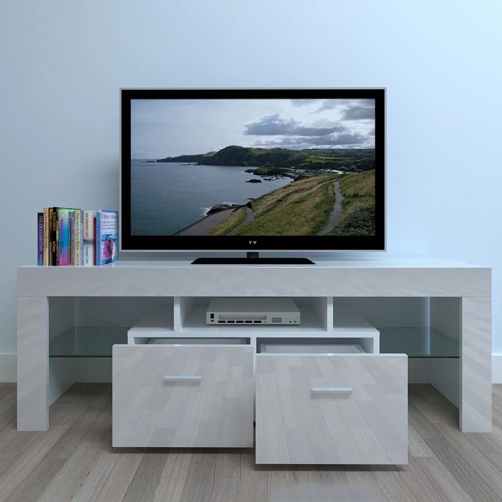 White Modern Rectangle Coffee Table A86562