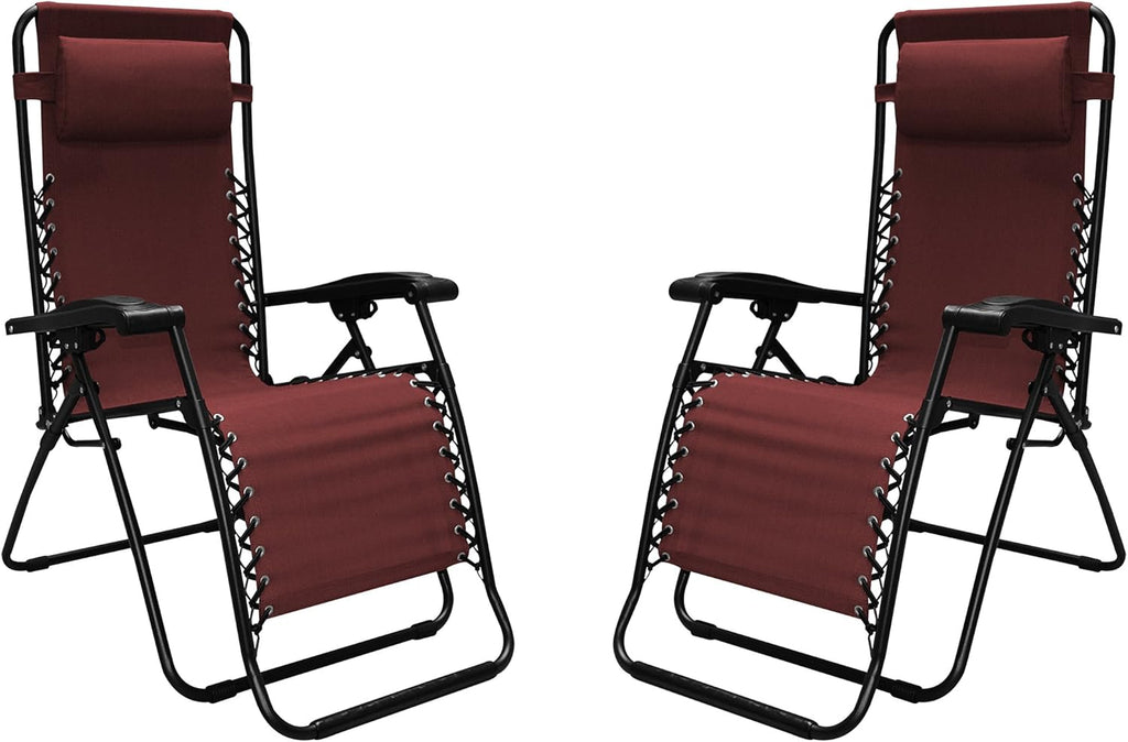 Black Zero Gravity Chair 2 Pack K988370