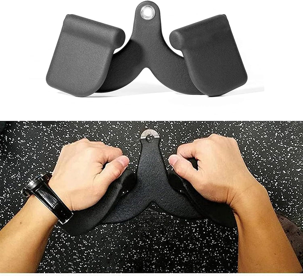 Double D Handle Cable Attachments with Rubber Handgrips U804931