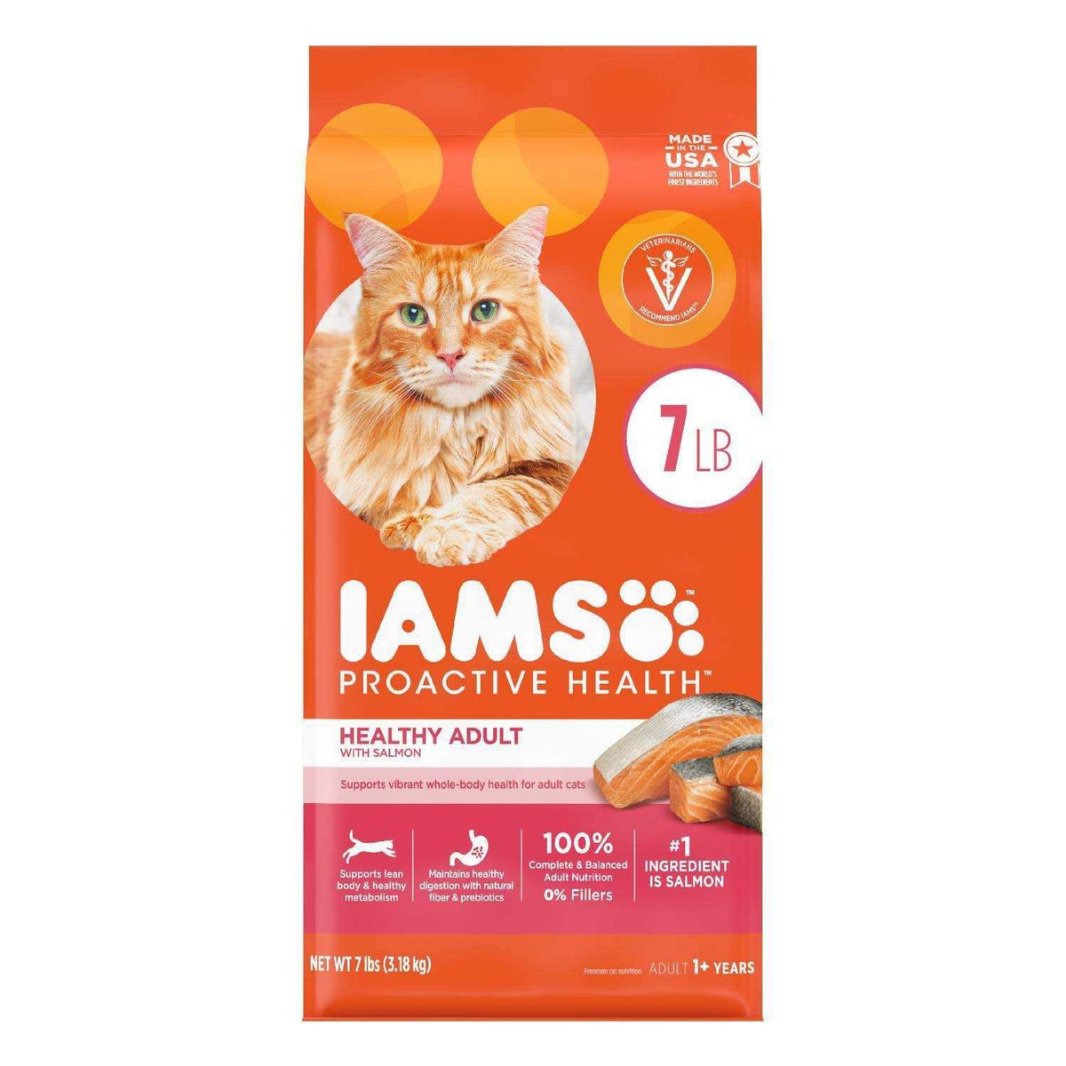 Salmon Adult Dry Cat Food B744