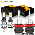 4x Combo LED Bulbs Kit Headlight Foglight White H4/9003+H11/H8 U991