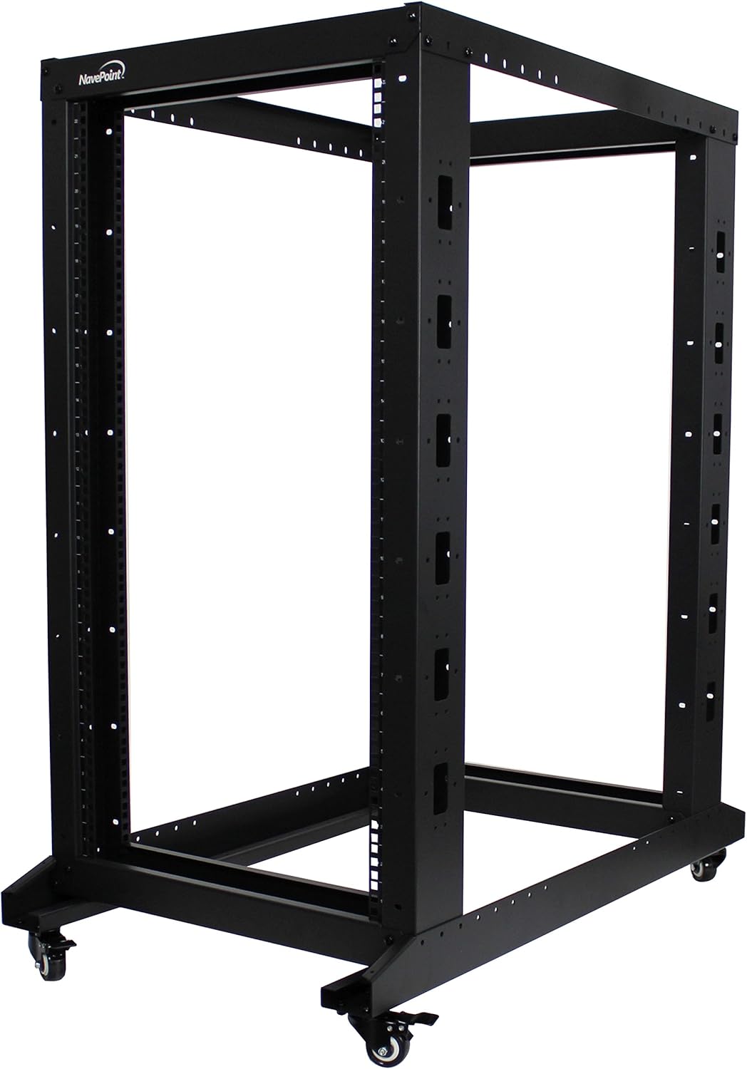 22U 4-Post Open Frame Server Rack Black F10108