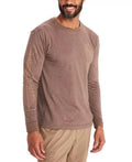 Brown Heather Long-Sleeve T-Shirt T339694