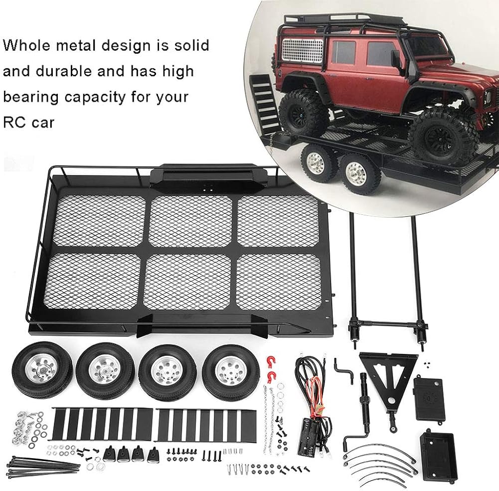 1/10 RC Car Trailer with Four Tires N289613