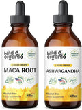 Maca Root Tincture 4 fl oz & Ashwagandha Tincture 4 fl oz W478556