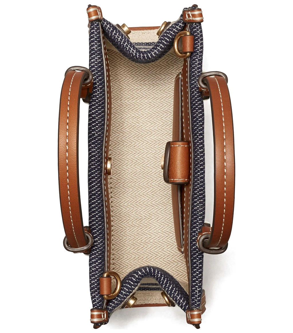 Jacquard Stripe Mini Tote R3871