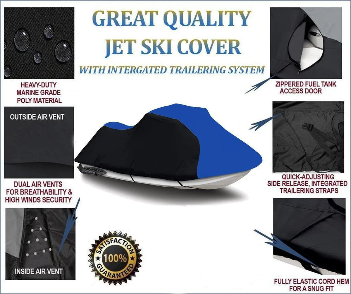 Heavy-Duty 600 Denier Jet Ski PWC Watercraft Cover O493