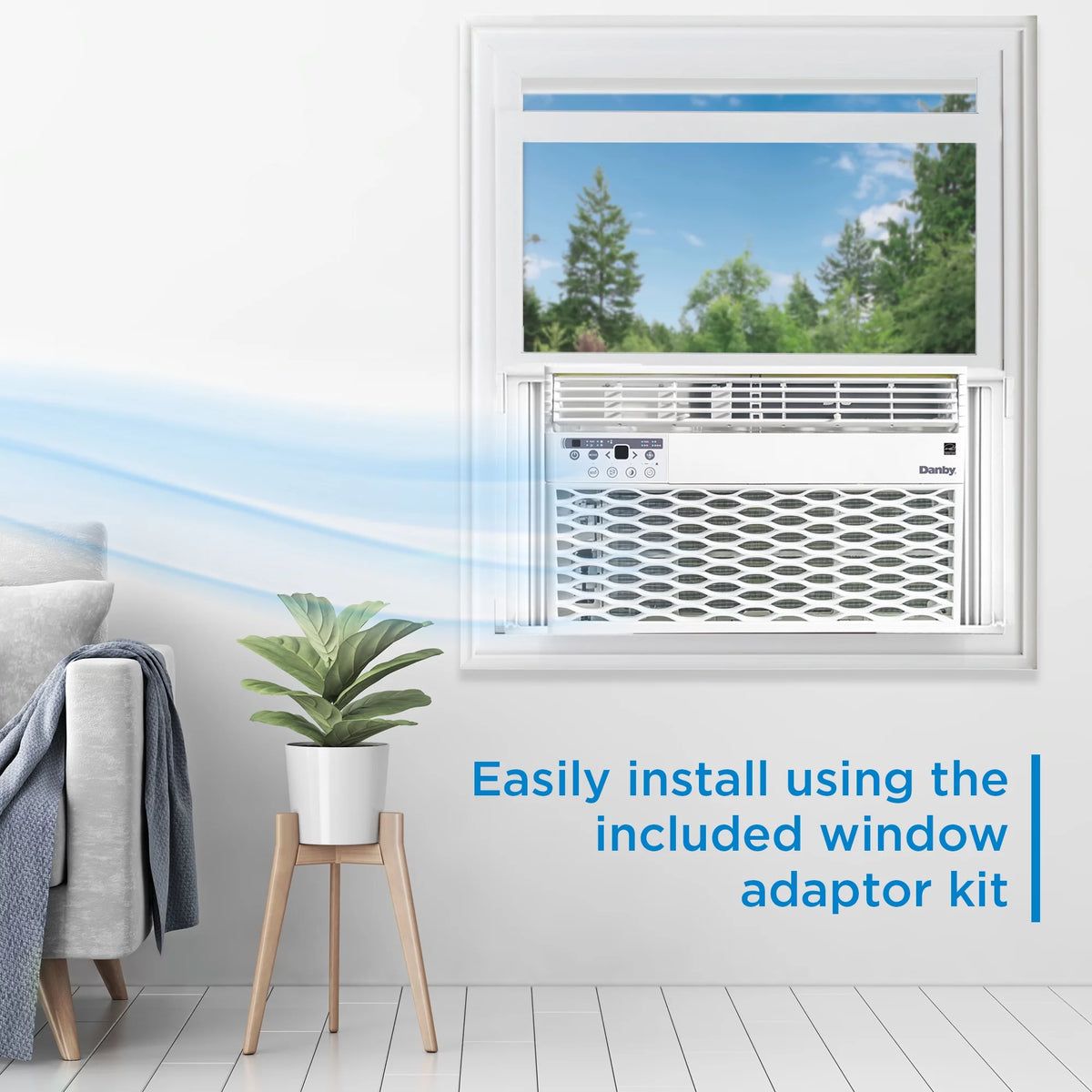 10,000 BTU White Window Air Conditioner with Remote M6750