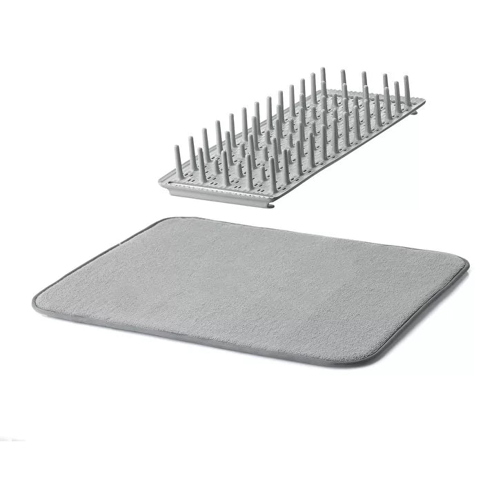 Dish Drainer With Mat Milk White W610