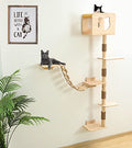 75 Inch Solid Wood Cat Tree B879