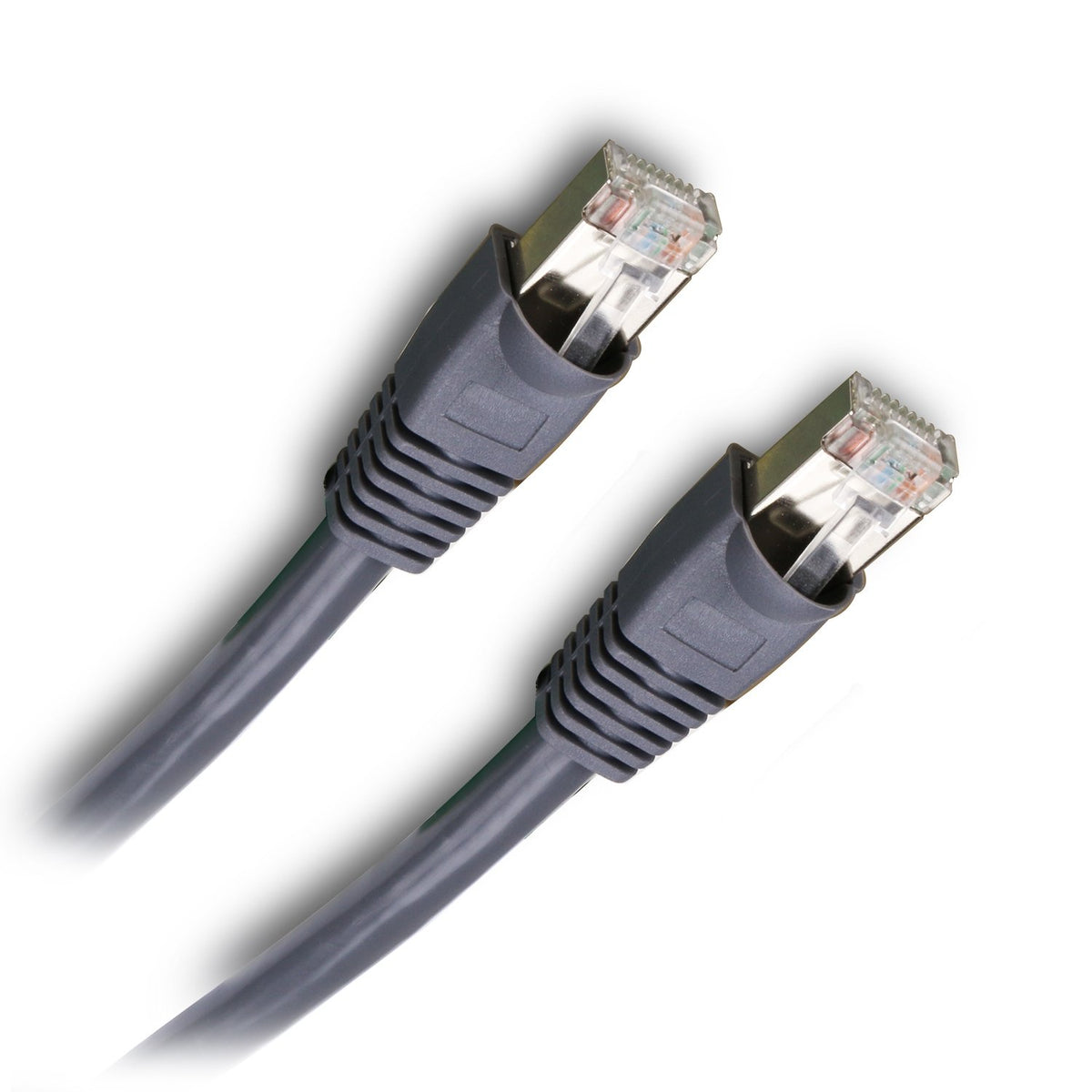 Outdoor Shielded Cat6 Cable 100ft Waterproof UV Resistant Gold Plated RJ45 Connector W6919