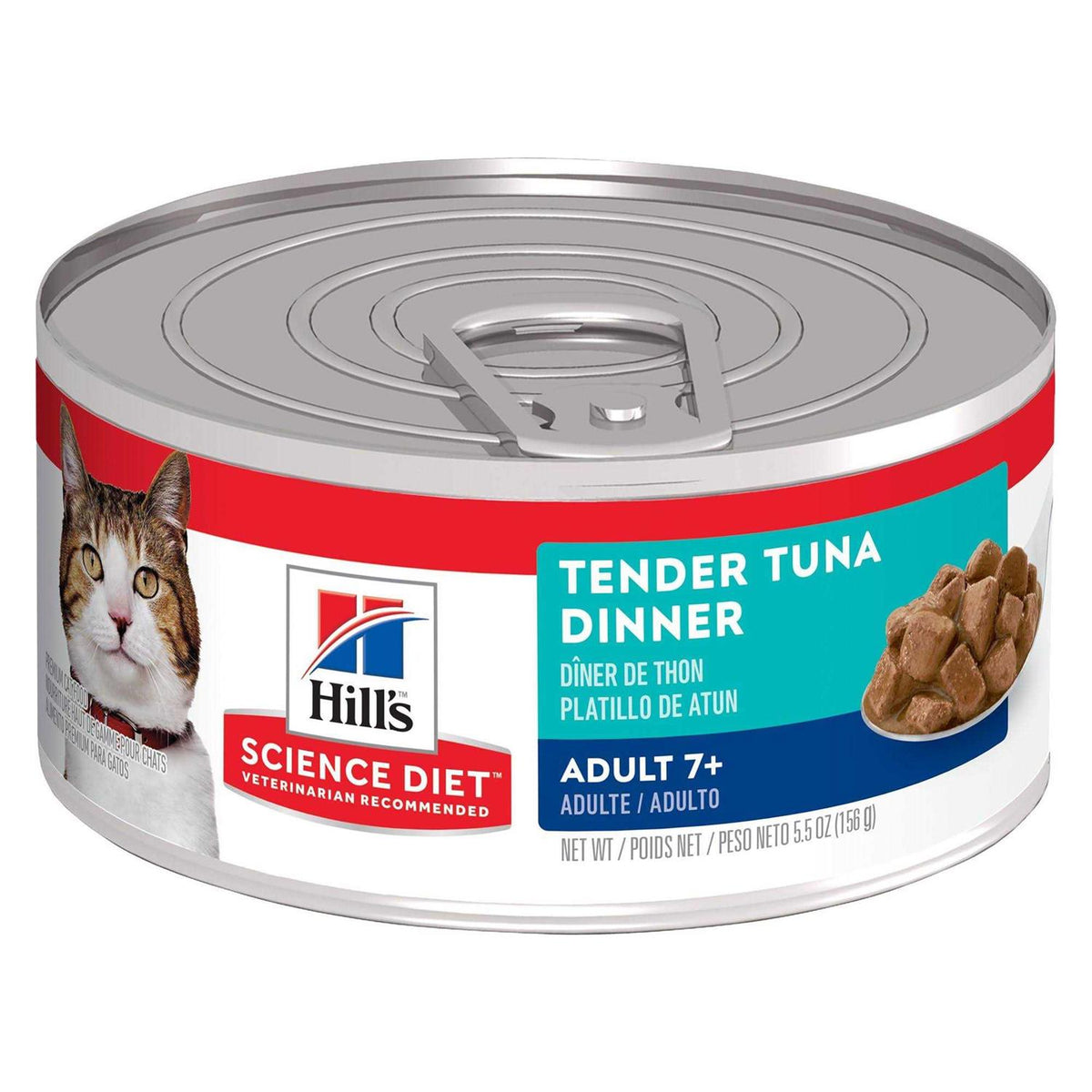 Adult 7+ Tender Tuna Dinner Cat Food D719