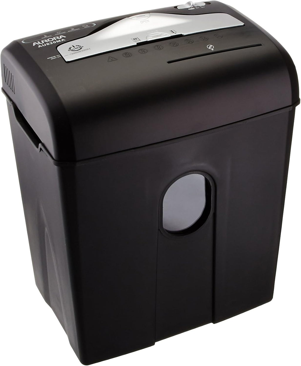 10-Sheet Micro-Cut Paper CD Credit Card Shredder with Pullout Basket E94494