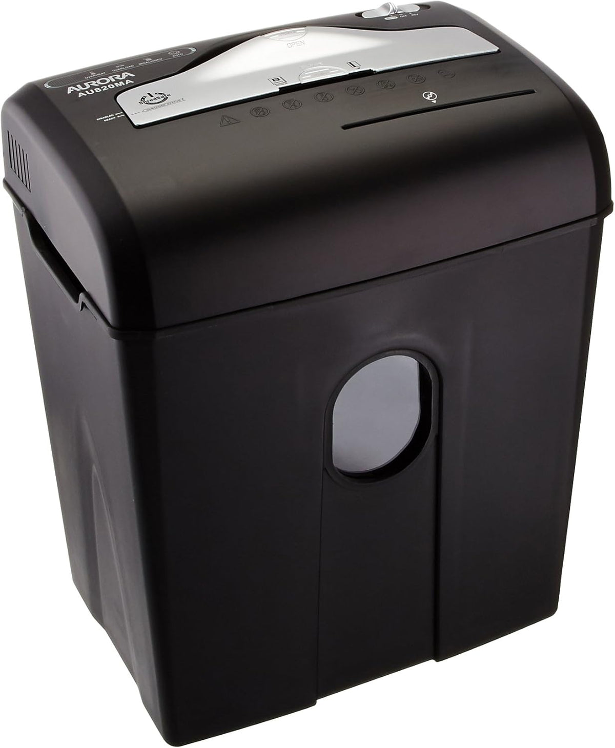10-Sheet Micro-Cut Paper CD Credit Card Shredder with Pullout Basket E94494