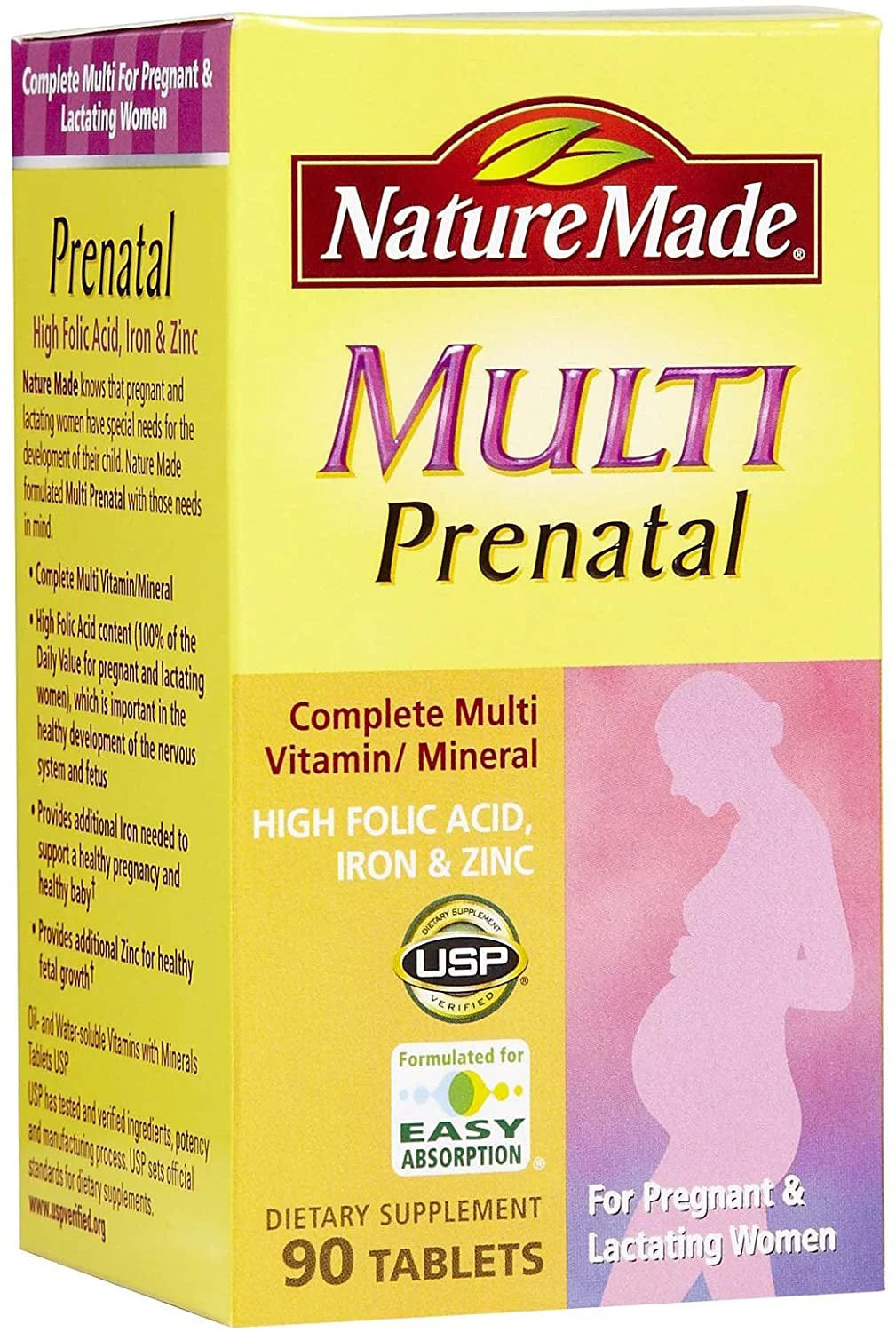 90 Tablets Prenatal Multi Dietary Supplement (Pack of 2) V452