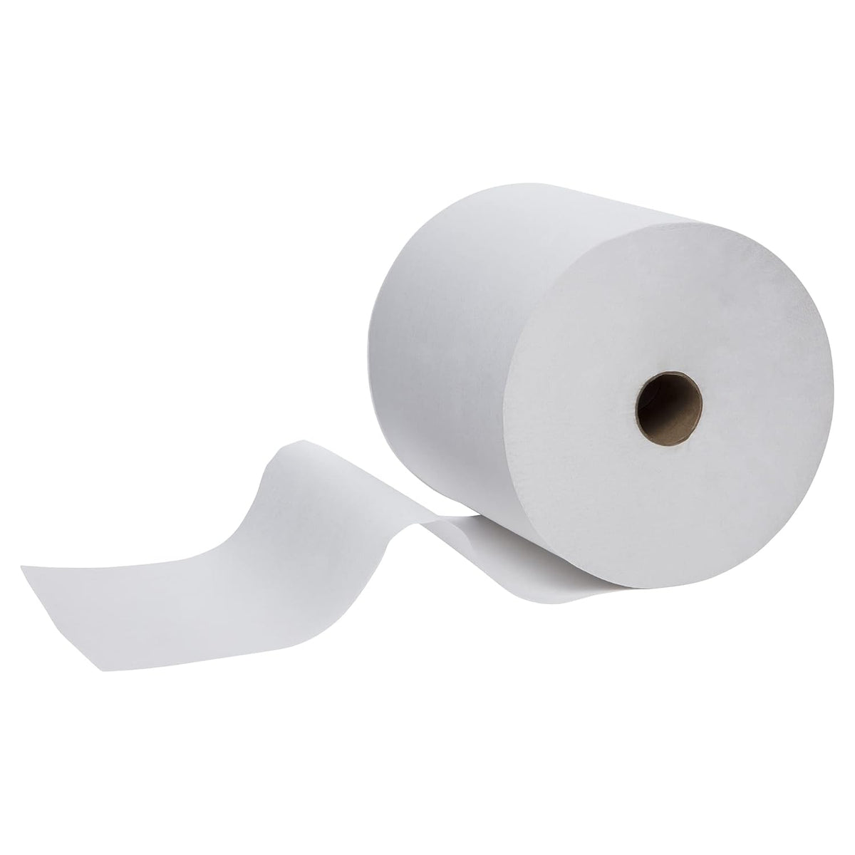 White Hard Roll Paper Towels, 6 Rolls E7842