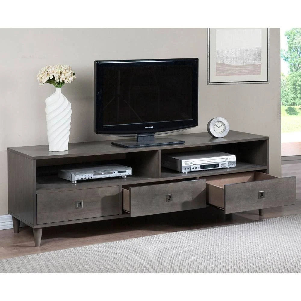 Gray Rubberwood Entertainment Center W51210