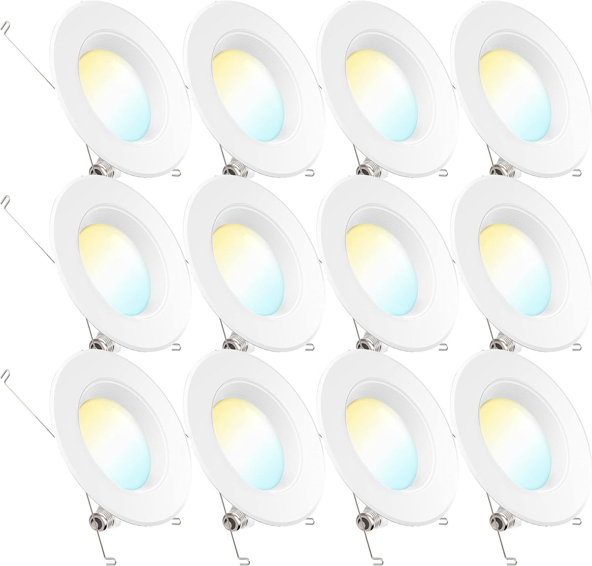 12 Pack 5/6 Inch LED Recessed Lighting Retrofit Conversion Kit K45332