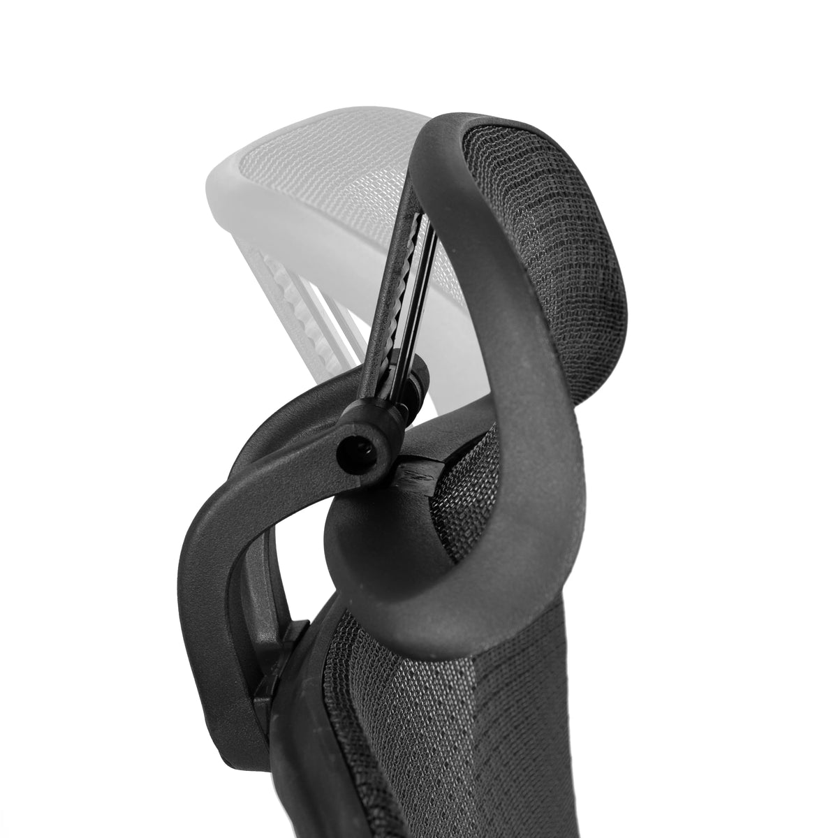 Ergonomic Mesh Office Chair with Lumbar Support in Black U388