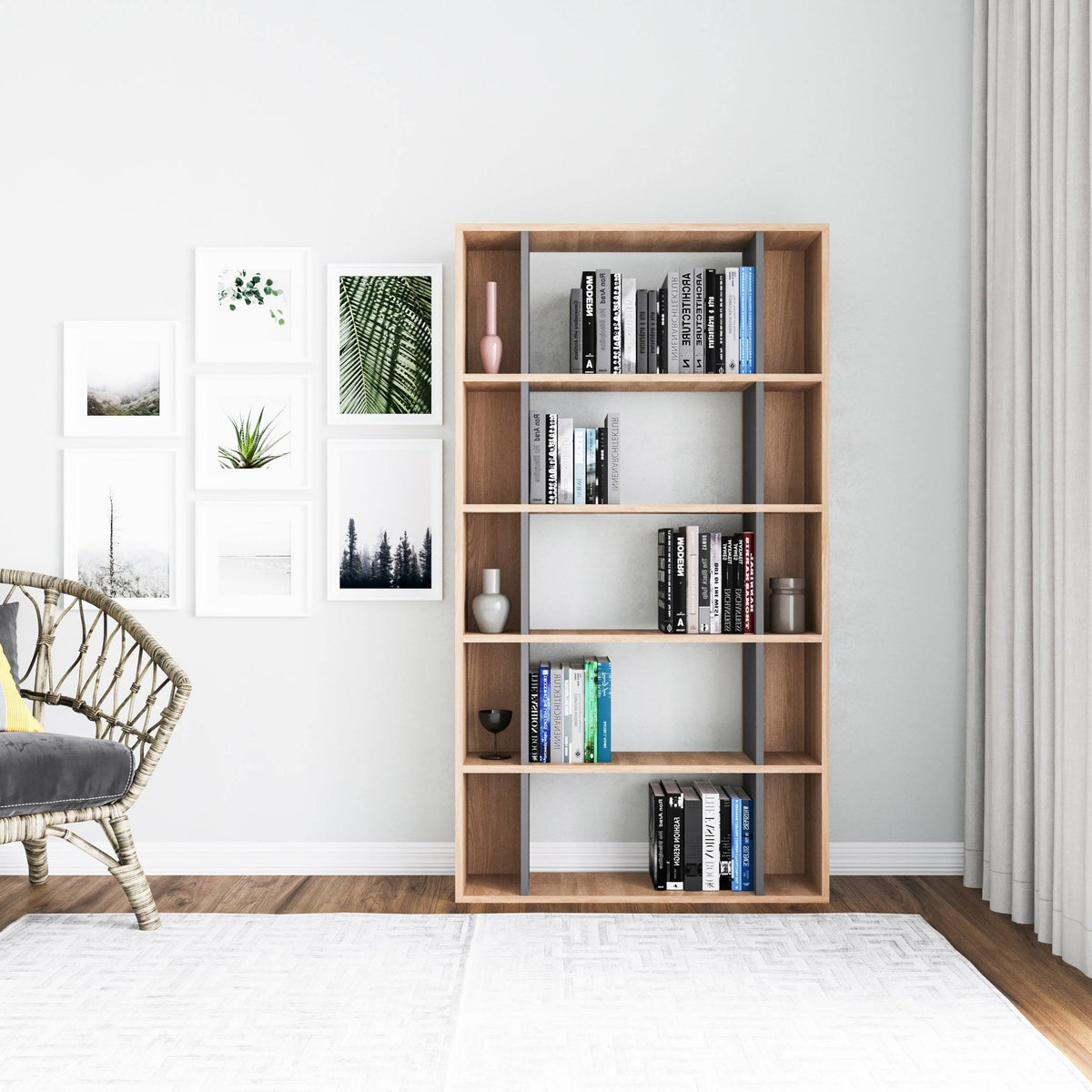 Modern Bookcase Z27599