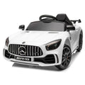 12V Electric Ride on Car Toy with Remote Control, LED Lights, Black V53483