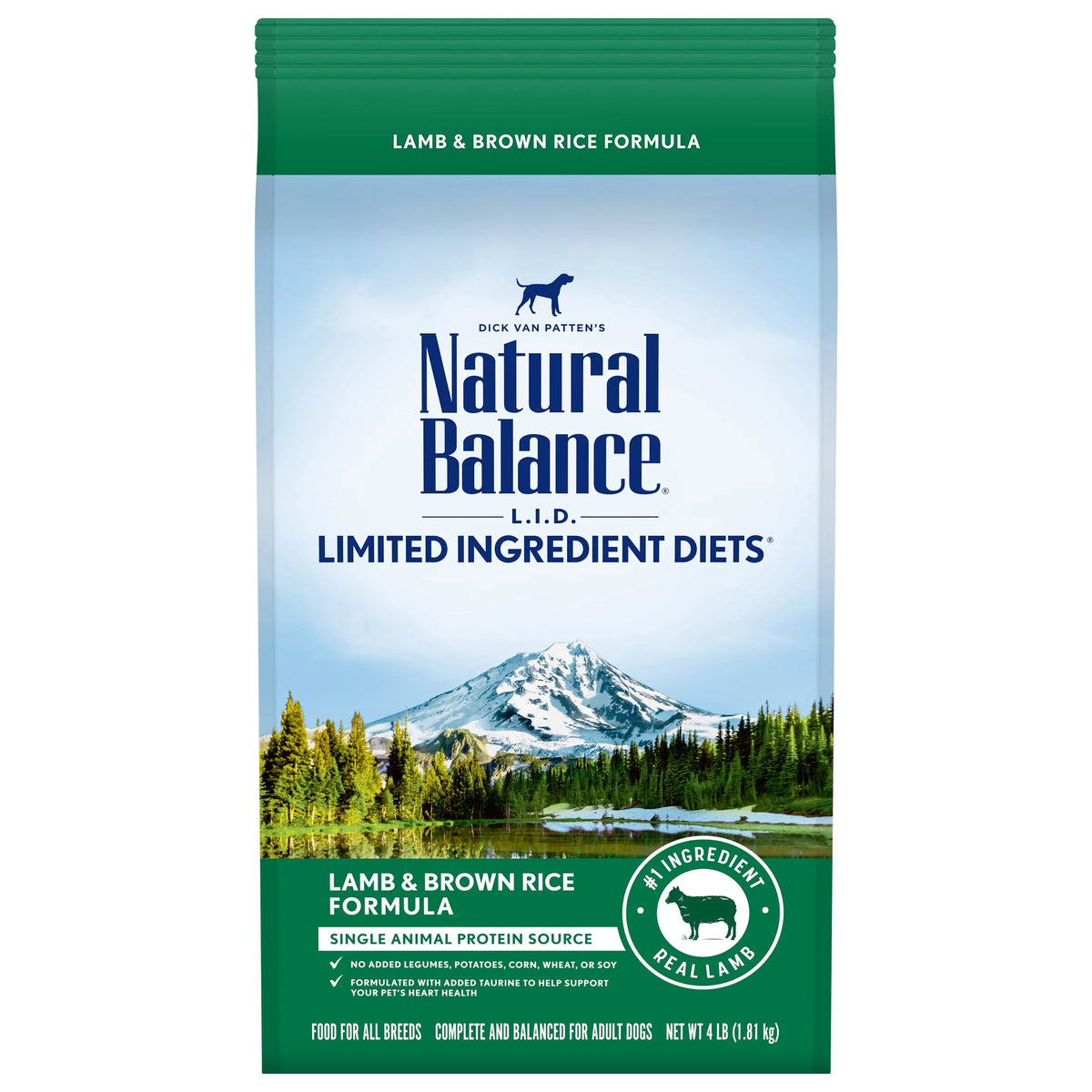 4 Pounds Limited Ingredient Dry Dog Food M282