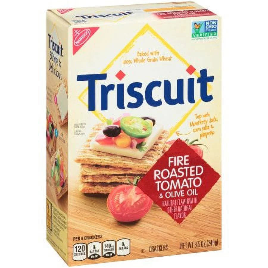 Fire Roasted Tomato & Olive Oil Crackers (Pack of 16) S154