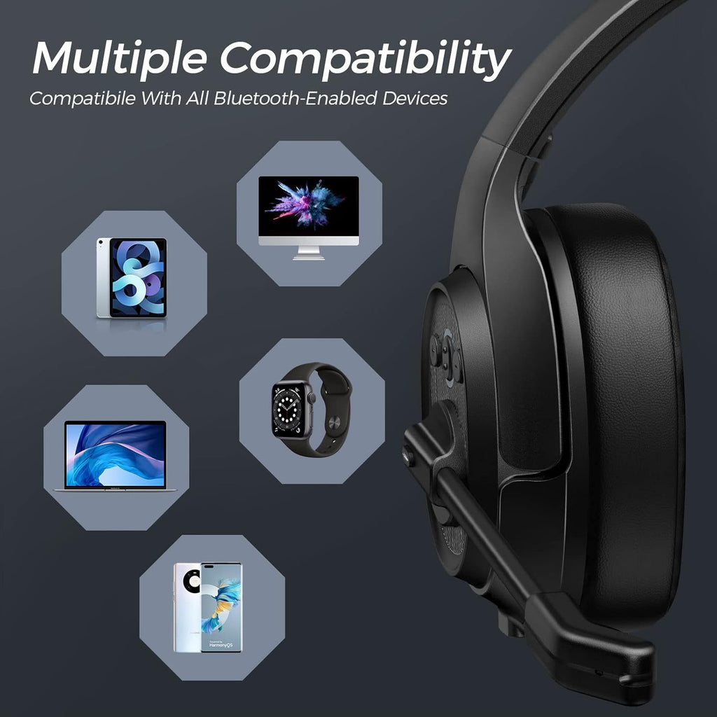 Bluetooth Headset with Microphone Noise Cancelling Wireless Headphone C6131