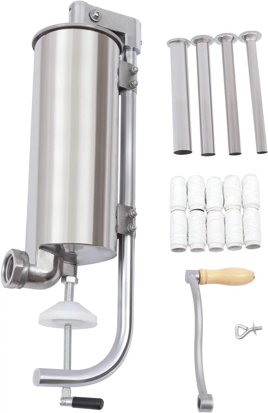 7lb 3L Stainless Steel Sausage Stuffer D203