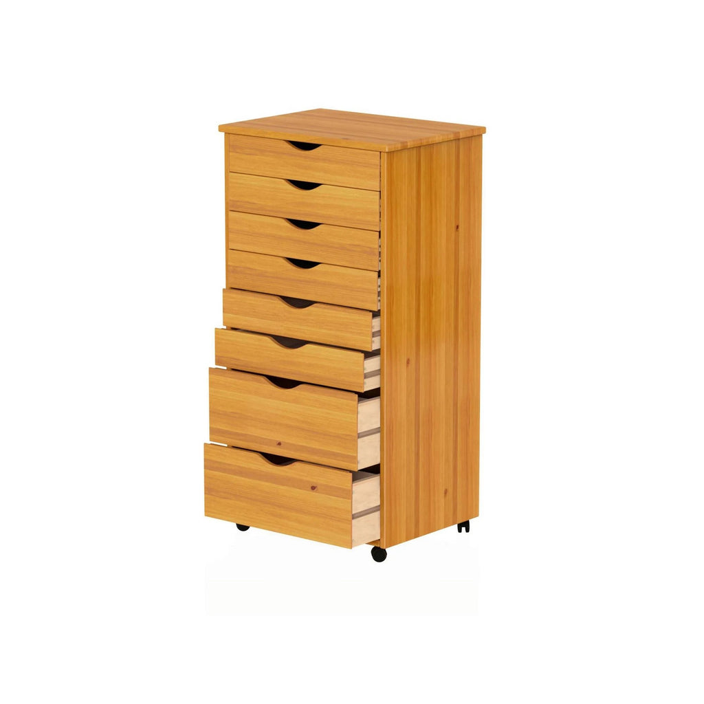 6+2 Drawer Wide Roll Cart D210