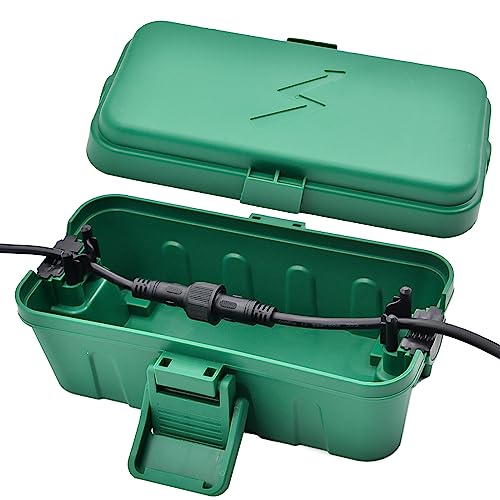 Small Weatherproof Electrical Connection Box (6 x 3.5 x 2.8 inch), Black T86118