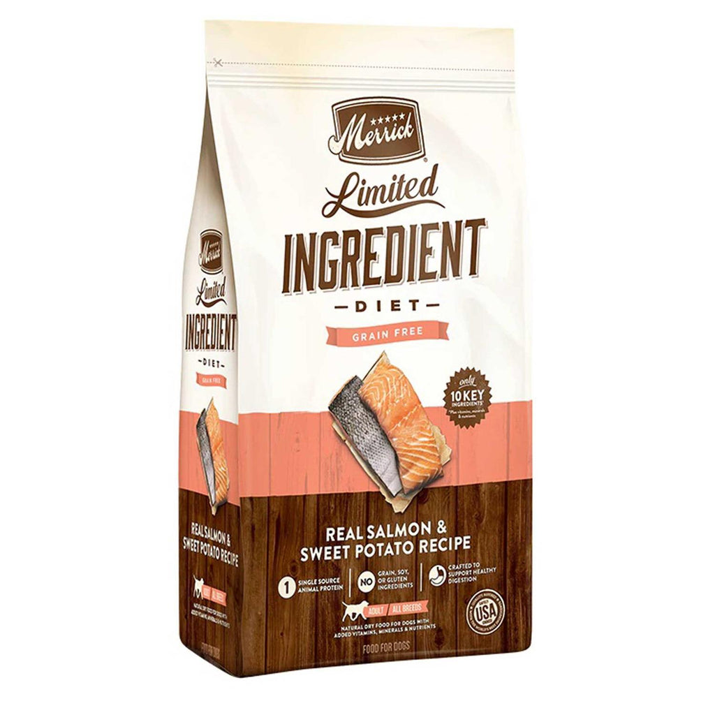 Limited Ingredient Diet Grain Free Real Salmon Sweet Potato Recipe Dry Dog Food K418686