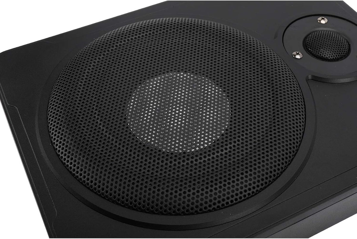 600w Car/Truck Audio Slim Under-Seat Powered Subwoofer D638354