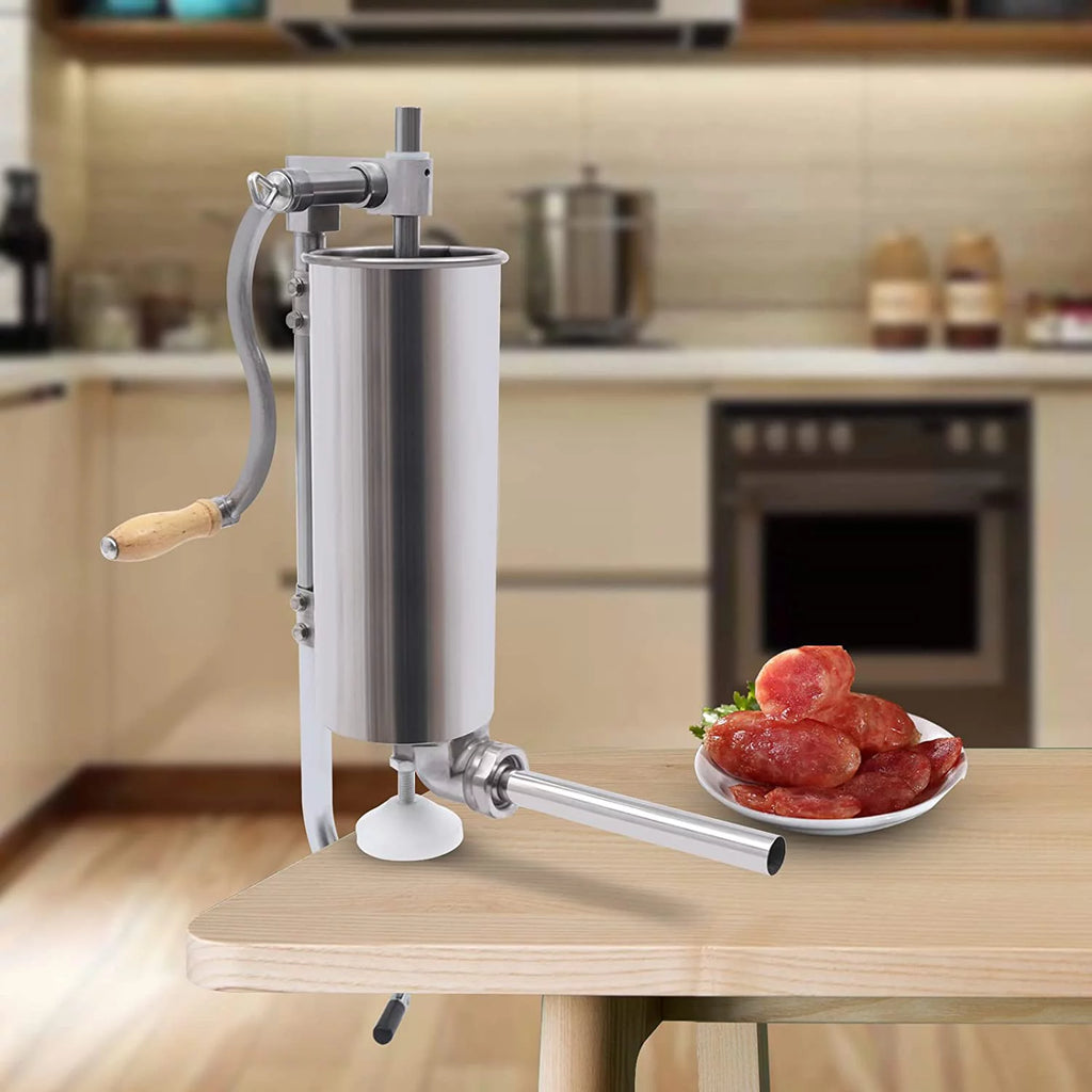 7lb 3L Stainless Steel Sausage Stuffer D203