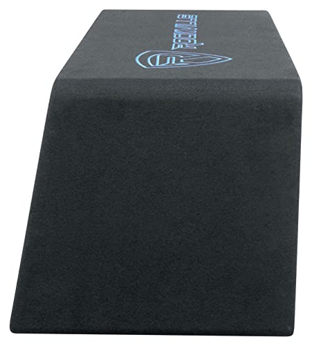 Dual 10" 2400w Car Subwoofers with Vented Sub Enclosure Box, 2 Ohm, Black X86071