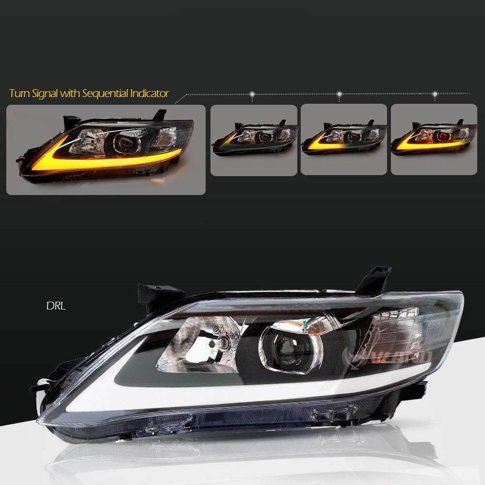 LED DRL Headlight with Dynamic Turn Light R853