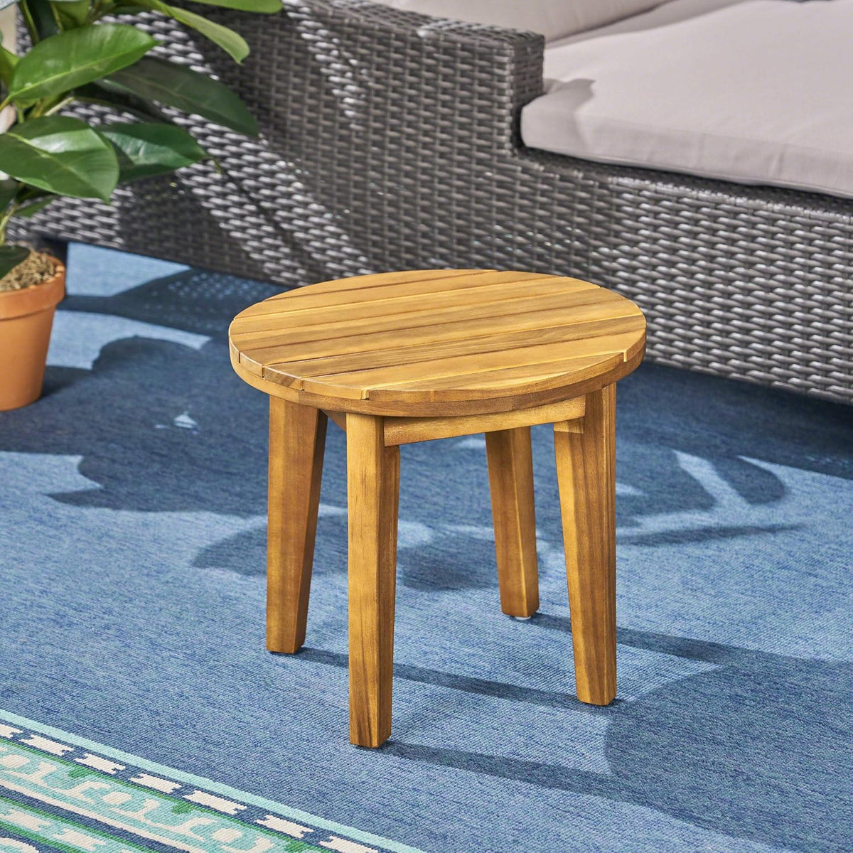 16 Acacia Wood Outdoor Side Table N4408