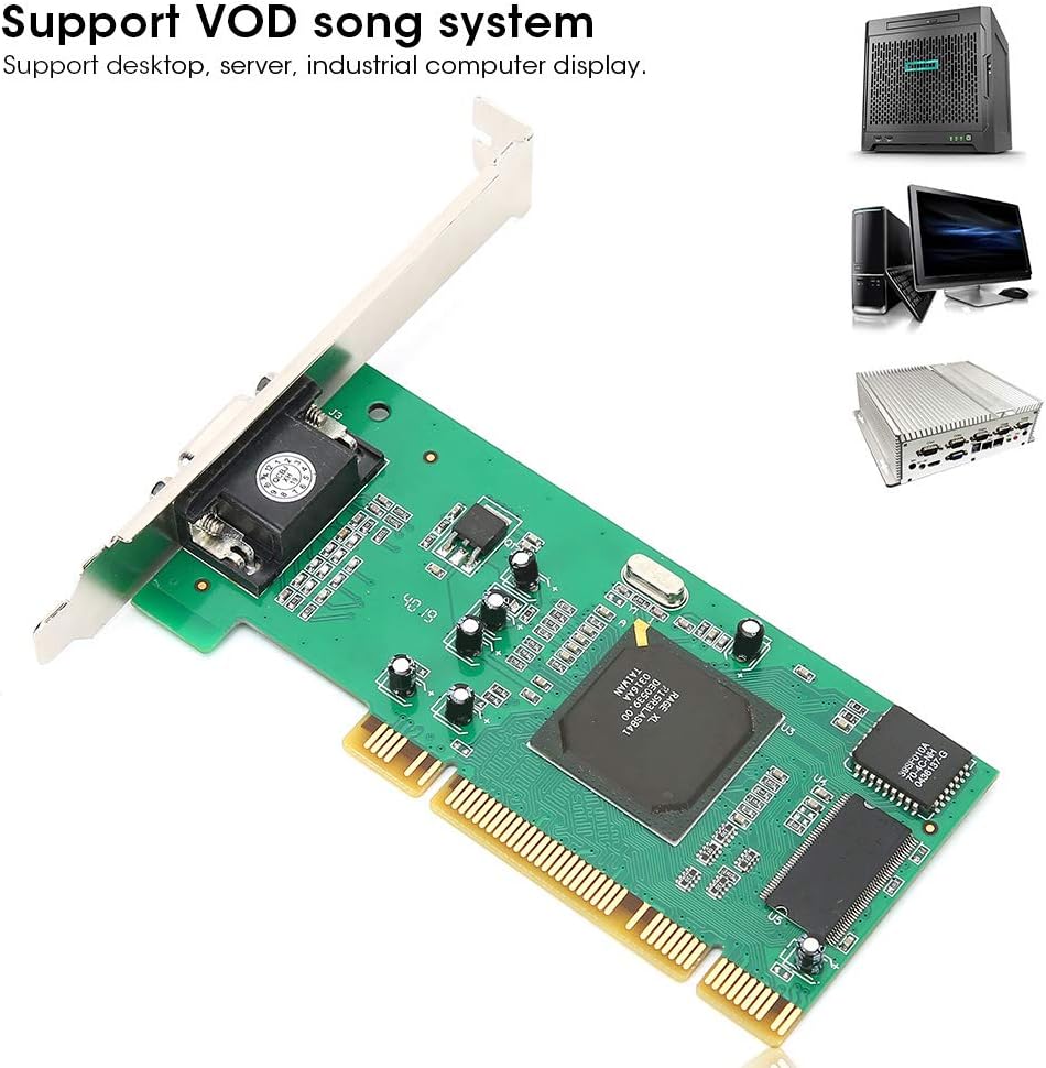 8MB 32Bit VGA PCI Low Profile Graphics Card A350