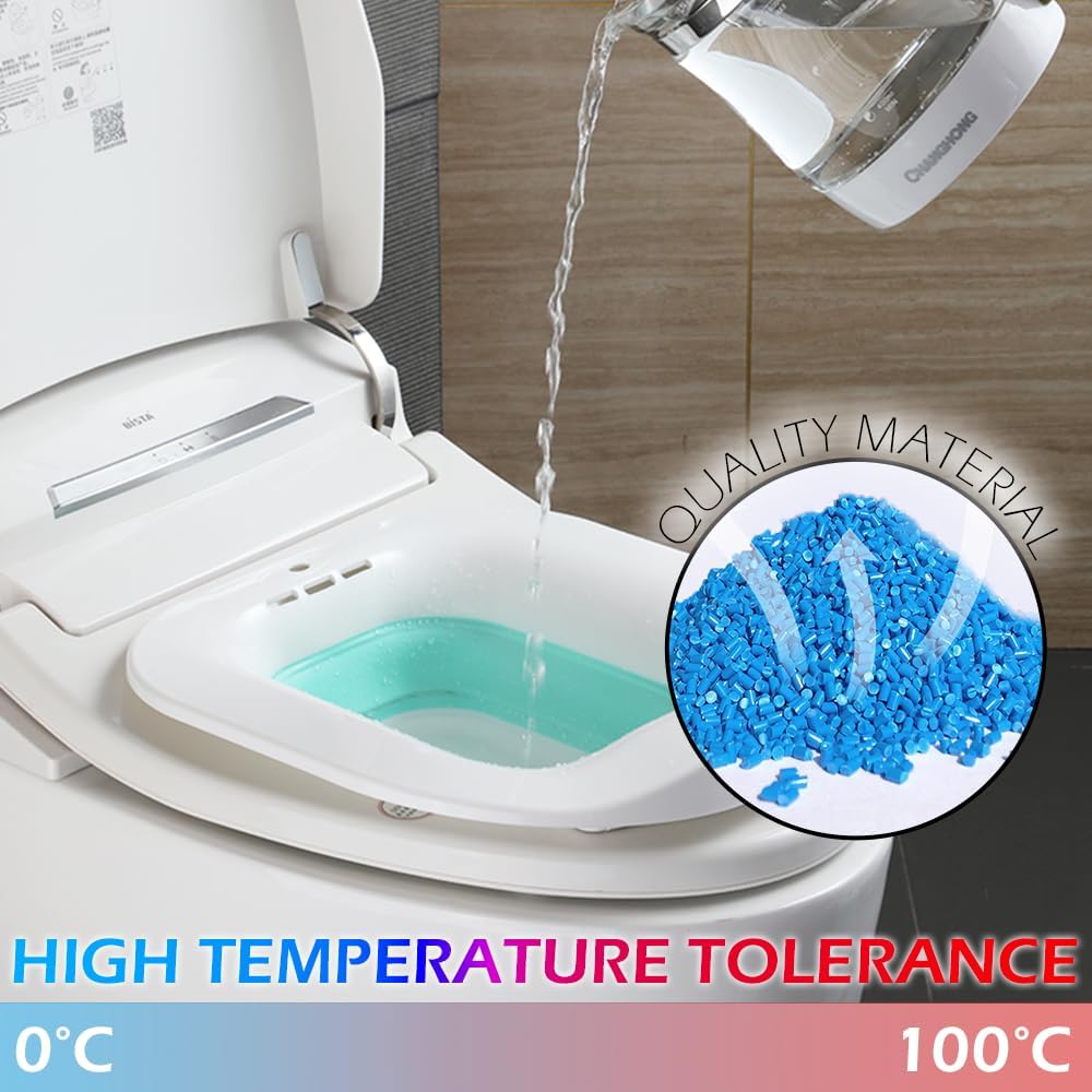 Wireless Battery Powered Collapsible Sitz Bath D65991